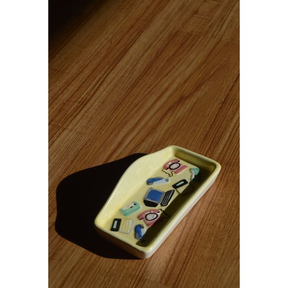 Ceramic Illustrated Catchall - Picture 1 of 2